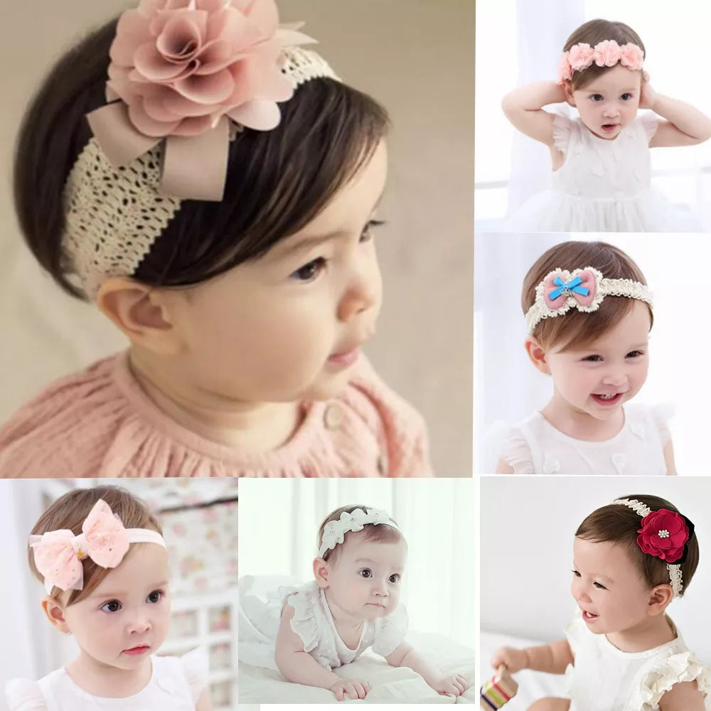 baby headband korean newborn hair bands baby girls hair accessories DIY flowers Children photographed kids photos accessory