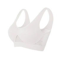 M-6XL Women Hollow Out Fitness Yoga Sports Bra For Running Gym Padded push up Seamless Top Athletic Vest brassiere