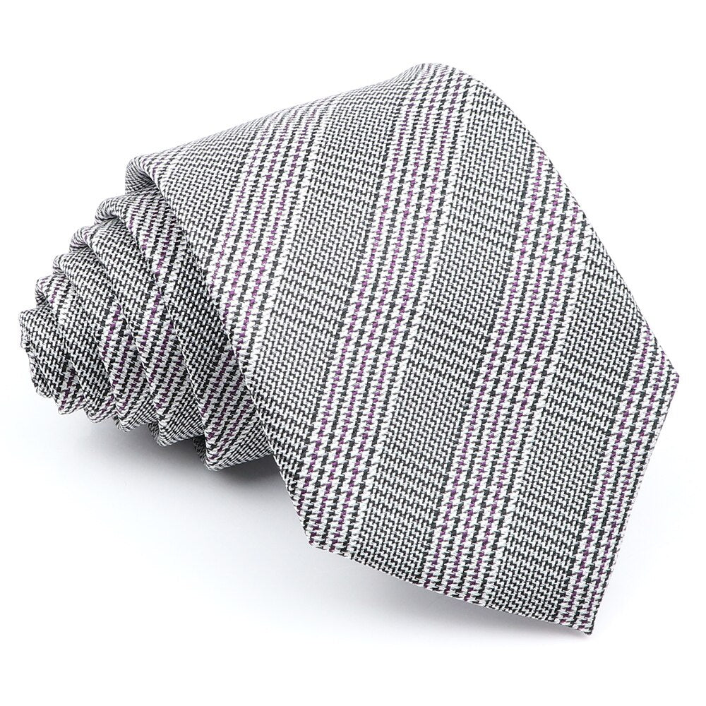 Business Man Accessories Men's Formal Tie Striped Blue Gray Necktie Wide Tie Gift For Man Office Wedding Party Cravat Free Shipp