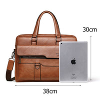 Vintage PU Leather Bag Men&#39;s Handbag Messenger Bag Men Shoulder Bags Male Laptop Briefcase Bag Casual Men Handbags for men