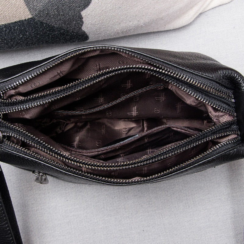 Arliwwi Genuine Leather Shoulder Bag Women&#39;s Luxury Handbags