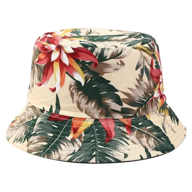 Cheap Price High Quality Summer Sunshade Printing Bucket Hat Face Mask Set Wholesale