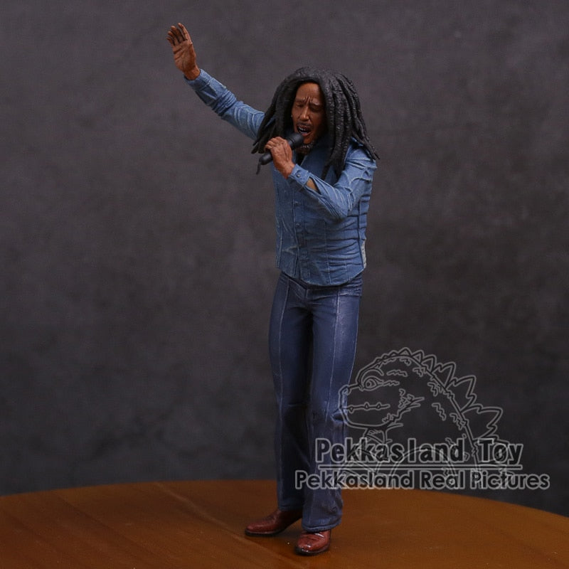 Bob Marley Music Legends Jamaica Singer &amp; Microphone PVC Action Figure Collectible