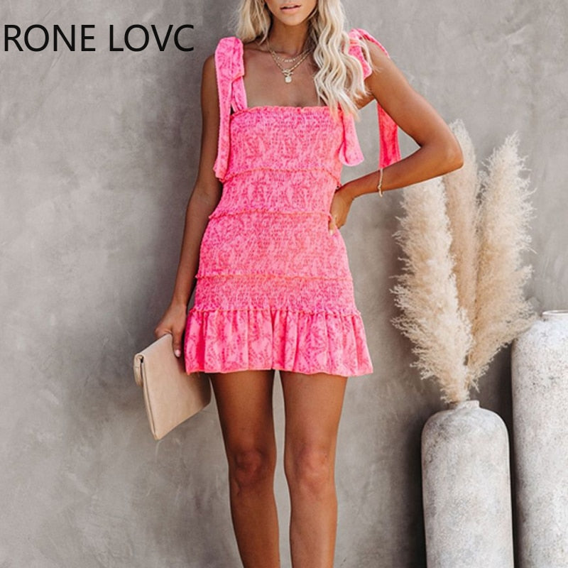 tiered ruffle ruched cami dress Womens Tiered Ruffle Mini Dress
