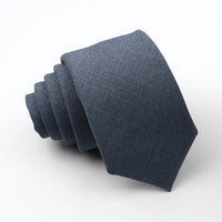 New Classic Solid Color Ties High Quality Soft Thin Casual Skinny Black Beige Blue Neck Tie Business Wedding Dinner Slim Men Tie