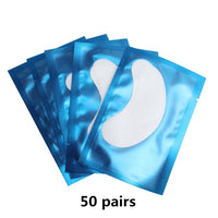 50/100 Pairs Eyepatch for Eyelash Extension Individual Pads Silk Eye Patches Under Eye Pads Lash Eyelash Extension Patches