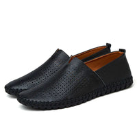 Size 48 49 Genuine Leather Flat Shoes Men Casual White Cowhide Sneaker Male Comfy Driving Loafers Business Dress Shoes Moccasins