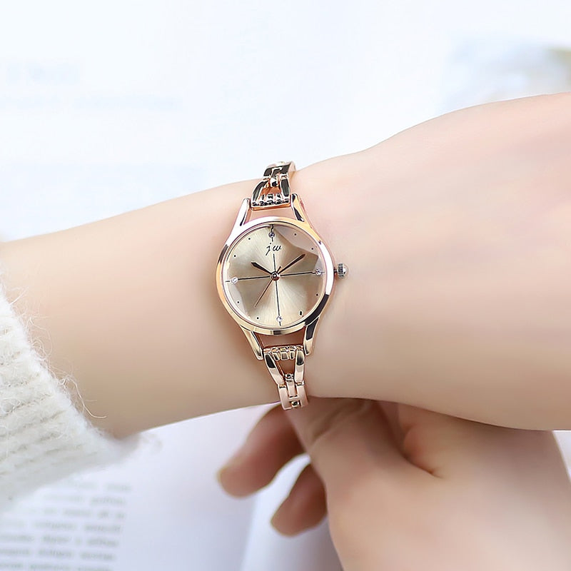 New brand JW Women&#39;s Bracelet watches Luxury Crystal Dress watches Clock Ladies&#39;fashion Casual Quartz Wrist watches reloj mujer