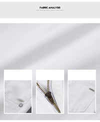 2025 New Spring Summer Jeans Men Fashion Casual Classic Style Business Straight Fit Soft Trousers Male Advanced White Pants 40