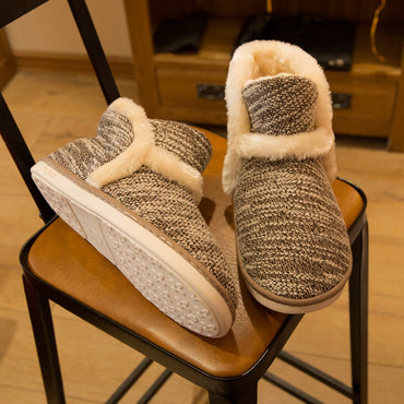 2020  Winter Women Slippers Cotton Home Shoes Couples Lovers Wool Warm Soft Shoes