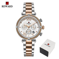 REWARD Luxury Fashion Women Watches Waterproof Casual Quartz Ladys Watch for Woman Dress Ladies Wristwatches Relogio Feminino