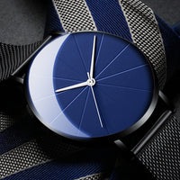 2022 Minimalist Men&#39;s Fashion Watches Simple Men Business Ultra Thin Stainless