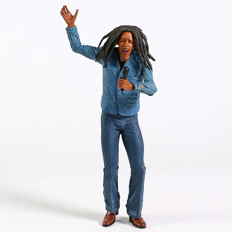 Bob Marley Music Legends Jamaica Singer &amp; Microphone PVC Action Figure Collectible