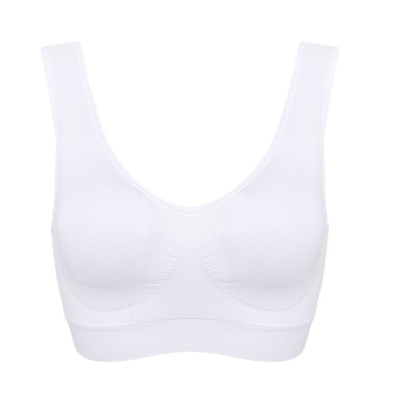 Plus Size Bras For Women Seamless Bra With Pads to 4XL 5XL Bralette Push Up Brassiere Vest Wireless Active fashion underwear