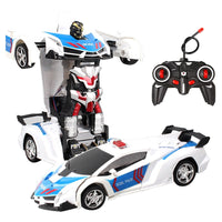 26 Styles RC Car Transformation Robots Sports Vehicle Model Robots Toys Remote Cool RC Deformation Cars Kids Toys Gifts For Boys