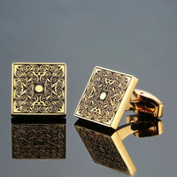 Classic French shirt Cufflinks High quality hand painted red blue black enamel button metal men's clothing accessories jewelry