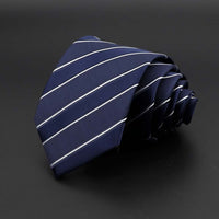 New Men&#39;s Tie Classic Solid Color Stripe Flower Floral 8cm Jacquard Necktie Accessories Daily Wear Cravat Wedding Party Gift