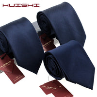 Banquet England Style Necktie Journalist Stripe Shape Waterproof Tie Men Formal Business Navy Solid Suit Evening Dress Neck Tie