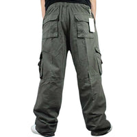 Wide Leg Hip Hop Pants Men Casual Cotton Harem Cargo Pants Loose baggy Trousers Streetwear Plus Size Joggers Men Clothing