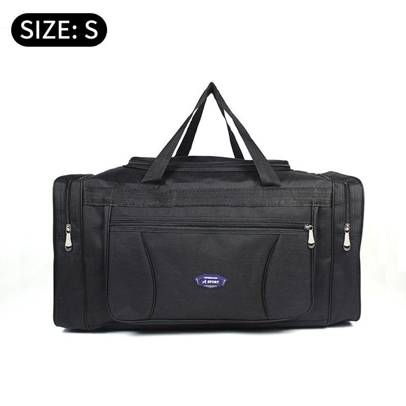 Large travel bags 70cm sport Duffle Bags Female Overnight Carry on Luggage bags men Waterproof Oxford Weekend bags sac de Sport