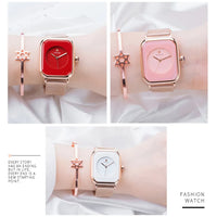 WWOOR 2023 New Design Women Watches Top Brand Luxury Rose Gold Rectangle Watch Ladies Black Exquisite Quartz Wristwatch For Gift