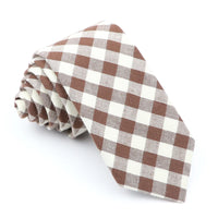 Fashion Plaid Tie For Men Women Colorful Skinny Cotton Necktie For Wedding Bussiness Casual Man's Neckties Suits Flower Cravat