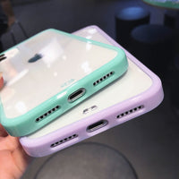 Shockproof Bumper Transparent Soft Silicone Phone Cases For iPhone XR XS Max 7 8 6S Plus X Clear Cover For iPhone 11 12 Pro 13