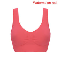 2023 Sexy Bra Top Women Fitness Seamless Bra Padded Dry Quick Push Up Natural Color Breathable Support seamless Bra Nylon