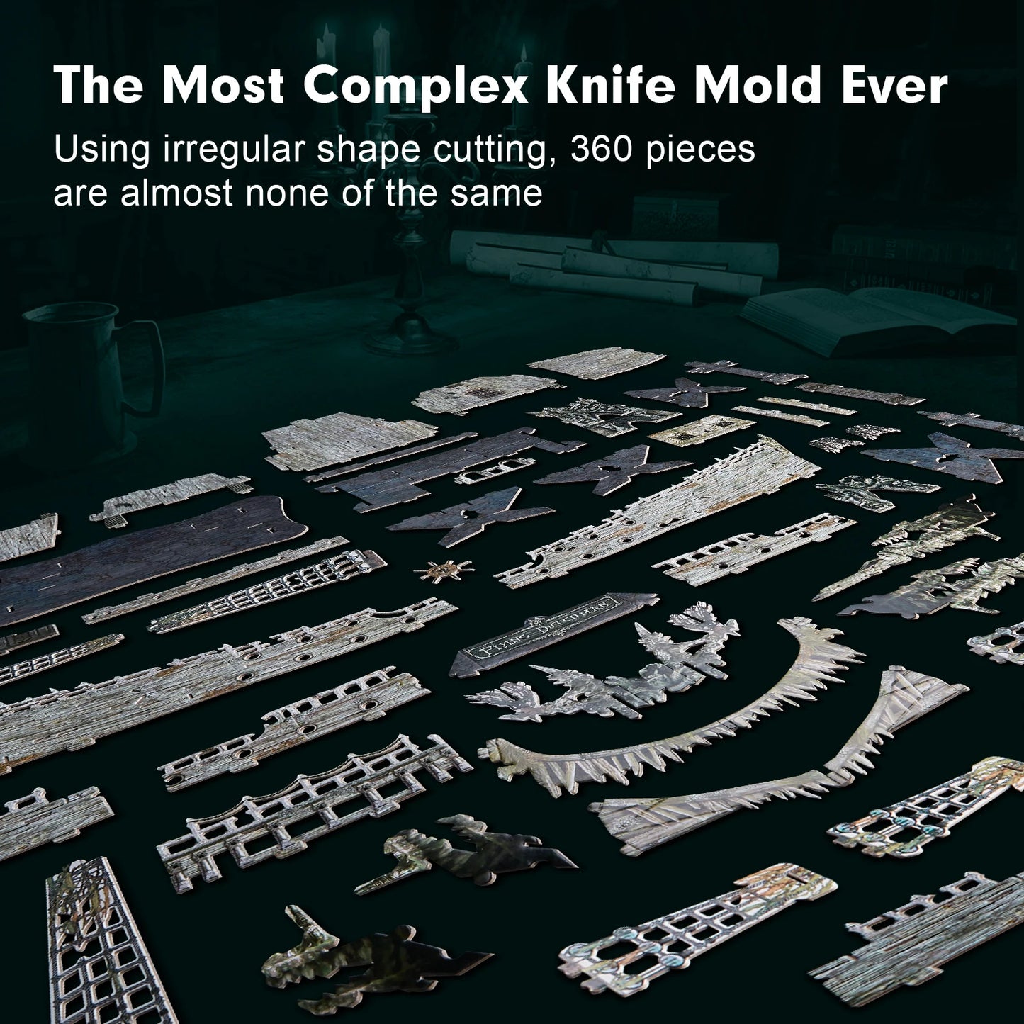 CubicFun 3D Puzzles Ship from PL/US/RU LED Flying Dutchman Pirate Ship Model Queen Anne Revenge Sailboat Titanic Ship Jigsaw