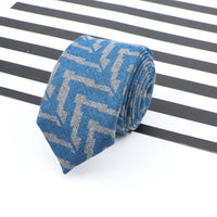 Men's  Business Diamond Check Tie Artificial Wool Cotton Dark Color Tie Striped Black Grey Necktie For Daily Accessory Paty Gift