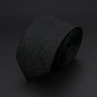 30 Styles Men's Jacquard Striped Solid Color Necktie 6cm Slim Narrow Suit Shirt Accessory Daily Wear Cravat Wedding Party Gift
