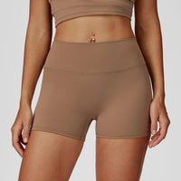 Tight Yoga Shorts For Women, High Waisted And Waist Cinching Fitness Pants, Hip Lifting And Running Sports Shorts