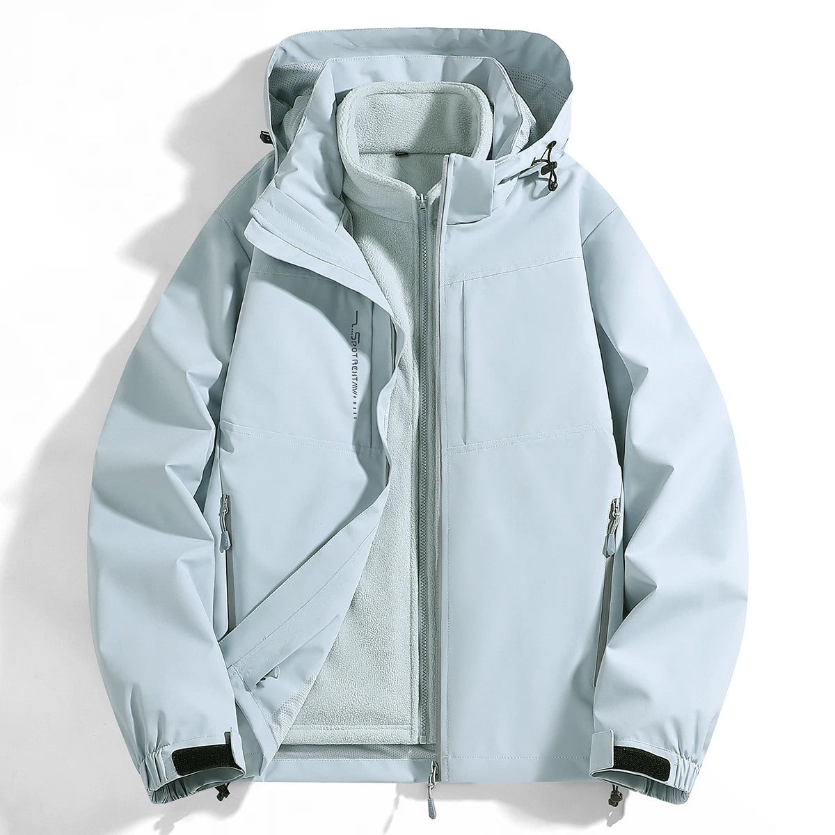 ANSZKTN Autumn and Winter Outdoor Three-in-one Men and Women Mountain Travel Waterproof Jacket