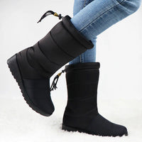 Winter Women Boots Ankle Boots Down Snow Boots Waterproof Tassel Winter Shoes Women Warm Fur Black Boots Female Botas Mujer