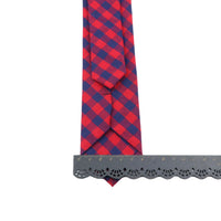 Fashion Plaid Tie For Men Women Colorful Skinny Cotton Necktie For Wedding Bussiness Casual Man's Neckties Suits Flower Cravat