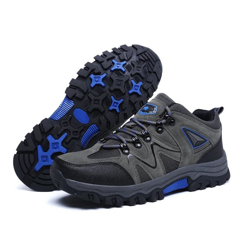Cross-border Hot-Selling Spring Season Outdoor Hiking Trekking Trail Climbing Shoes Men Non-Slip Wear-Resistant Lightweight