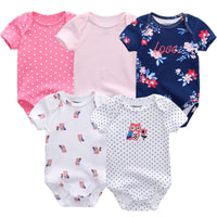 2022 Baby Girls bodysuits short Sleeve cotton Bunny overalls infantis clothes Newborn boys baby Roupas de bebe outfit clothing