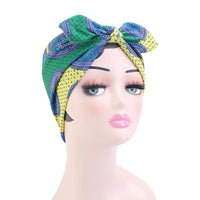 New Hair bands African Pattern Print Knotted Style Headband For Women Sport Yoga Salon Make Up Hair Wrap Fashion Accessories
