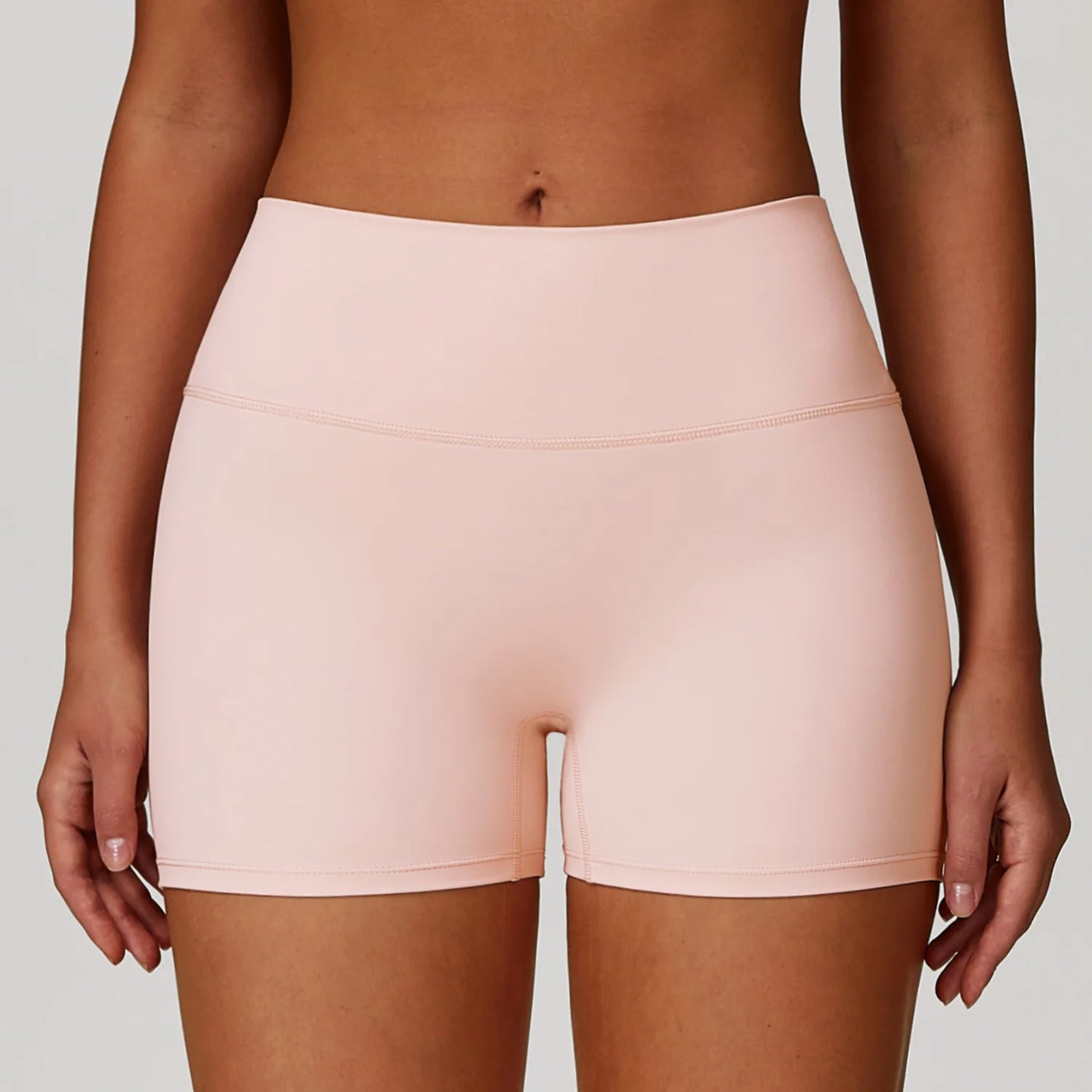 Tight Yoga Shorts For Women, High Waisted And Waist Cinching Fitness Pants, Hip Lifting And Running Sports Shorts