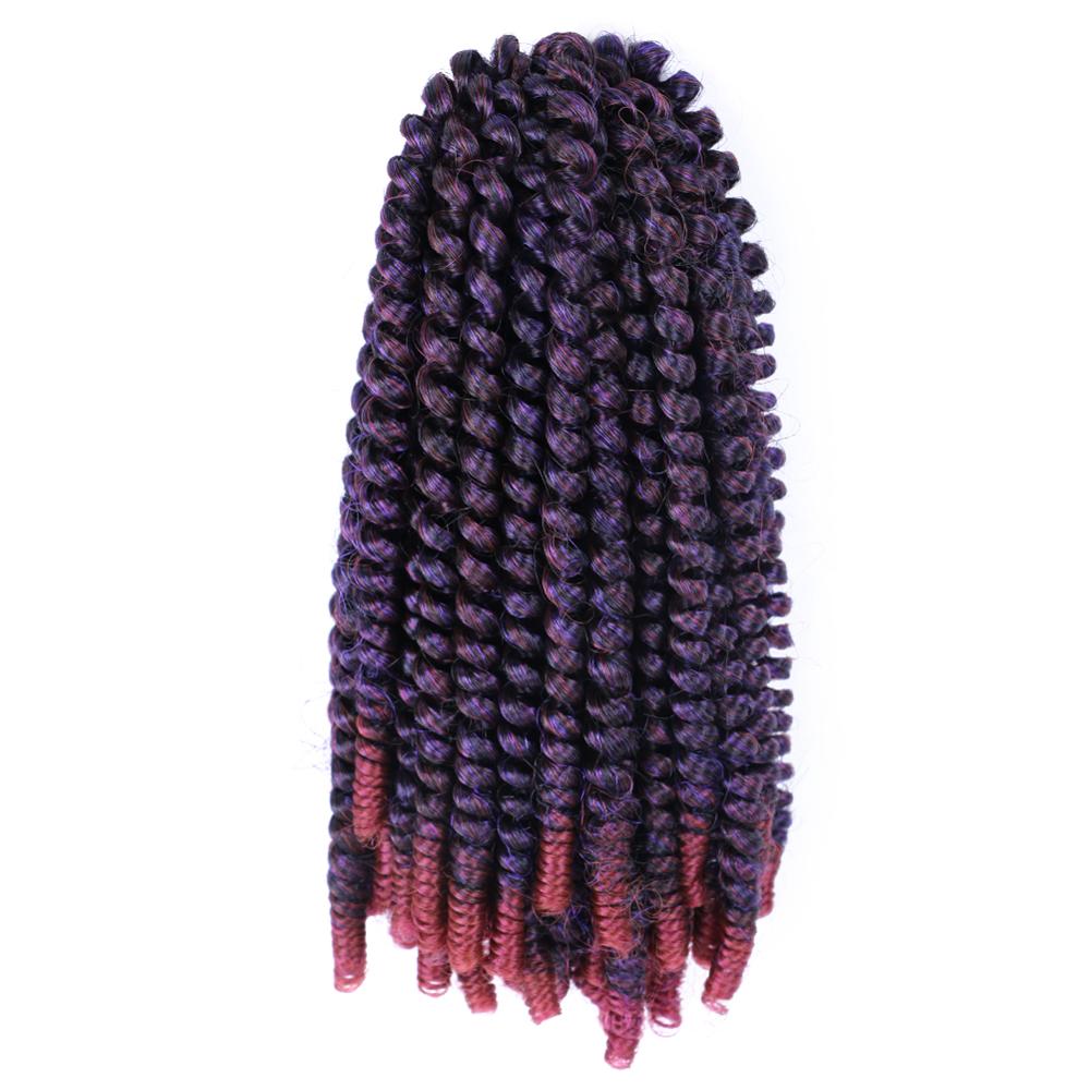 Saisity Ombre Synthetic Hair Extension Crochet Spring Twist Crochet Braiding Hair Jamaica Bounce Twist