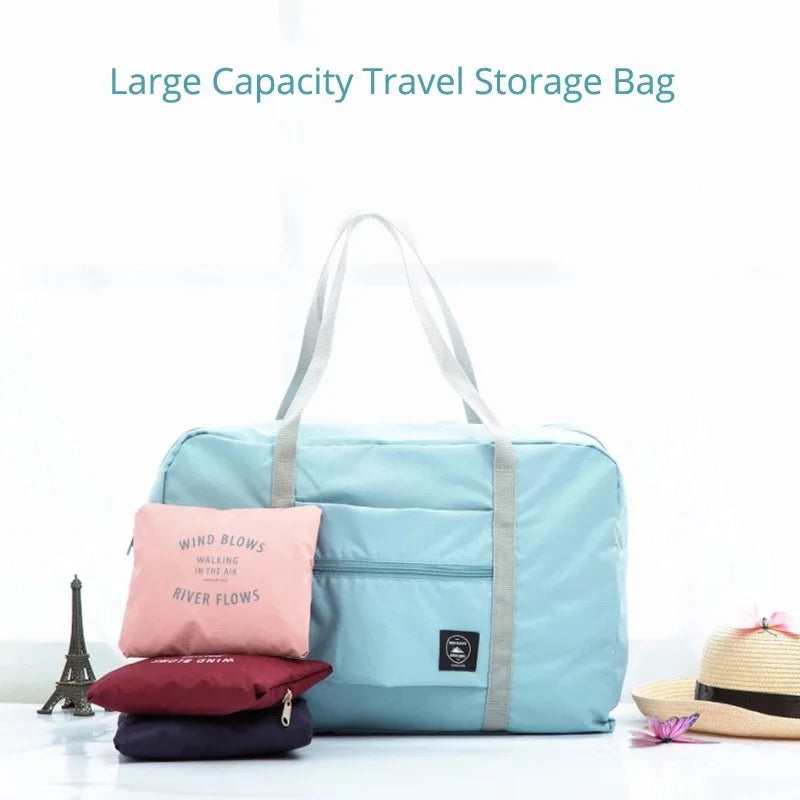Large Capacity Packing Cubes Portable Luggage Bag Waterproof Travel Bag Unisex Foldable Duffle Bag Organizers Travel Accessories