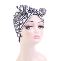 New Hair bands African Pattern Print Knotted Style Headband For Women Sport Yoga Salon Make Up Hair Wrap Fashion Accessories