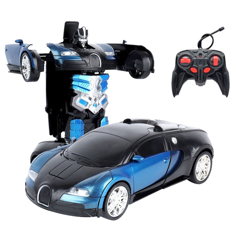 26 Styles RC Car Transformation Robots Sports Vehicle Model Robots Toys Remote Cool RC Deformation Cars Kids Toys Gifts For Boys