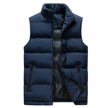 Men Jacket Winter Men Vest For Down Cotton Sleeveless Jacket Waistcoat Man Warm Mens Coat Sleeveless Warm Liner Male Slim Gilet