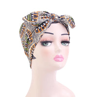 New Hair bands African Pattern Print Knotted Style Headband For Women Sport Yoga Salon Make Up Hair Wrap Fashion Accessories