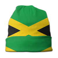 NOISYDESIGNS New Knitted Hats For Women Jamaica Flag 3D Pattern Beanie Hat Autumn And Winter Female Cap Keep Warm Winter Hat