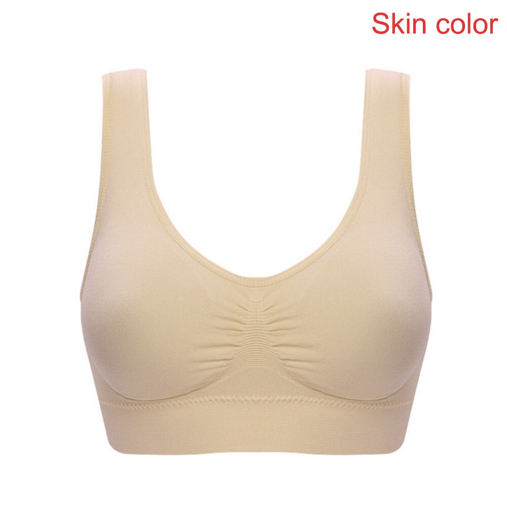 2023 Sexy Bra Top Women Fitness Seamless Bra Padded Dry Quick Push Up Natural Color Breathable Support seamless Bra Nylon