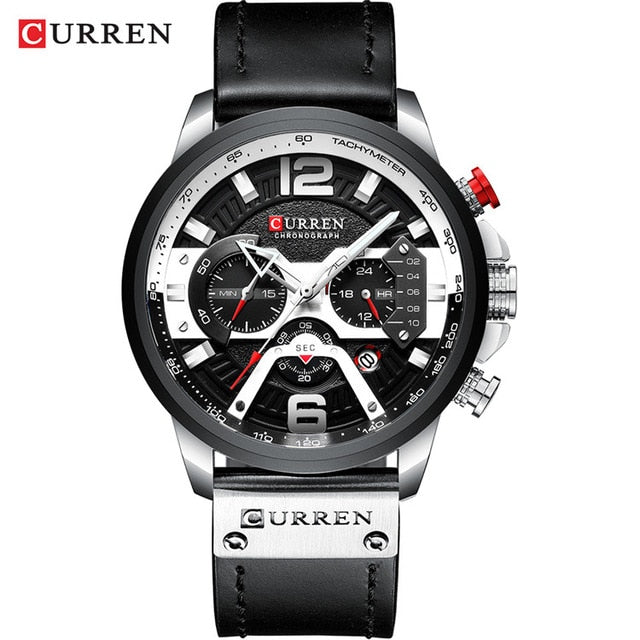 CURREN Blue Watches Top Brand Luxury Men Sport Watch Quartz Clock Man Casual Military Waterproof Wrist Watch Relogio Masculino