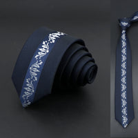 Skinny 6cm Ties For Men Wedding Dress Necktie Floral Paisley Patchwork Black Blue Tie Business Slim Shirt Accessory Gift Cravate