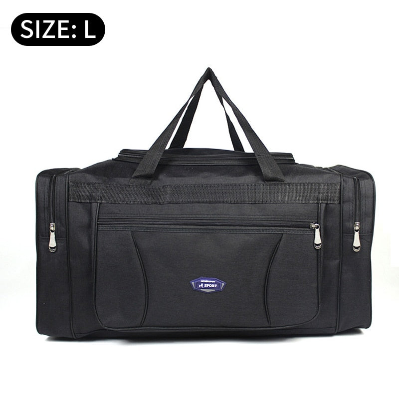 Large travel bags 70cm sport Duffle Bags Female Overnight Carry on Luggage bags men Waterproof Oxford Weekend bags sac de Sport